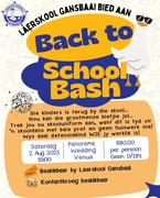 Laerskool Gansbaai bied aan: Back to School Bash!