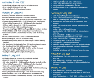 Whale Coast Weekend Events: 9 - 14 July 2025