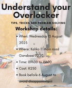 13 August 2025: Get to Know Your Overlocker!
