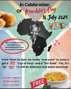 Free Soup and Vetkoek for Mandela Day
