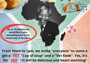 Free Soup and Vetkoek for Mandela Day