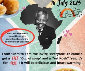 Free Soup and Vetkoek for Mandela Day