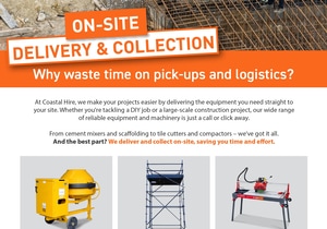 Equipment Hire with Delivery in Gansbaai