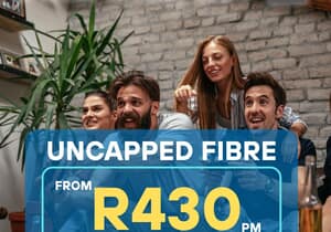 Uncapped Fibre Internet from R430