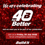 Build it is Turning 40!