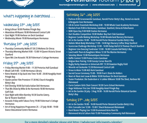 Whale Coast Weekend Events: 23 - 27 July 2025