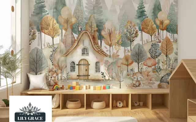 Nursery wallpaper nurial