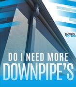 Roof Drainage: One Downpipe Enough?
