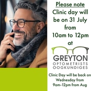 Clinic Day Rescheduled to Thursday, 31 July 2025