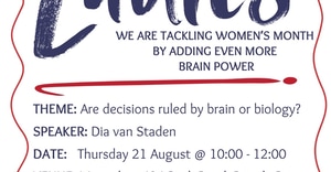 Women’s Month Talk: Brain vs Biology