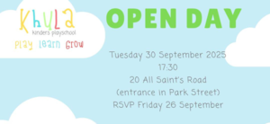 Save the Date - Khula Kinders Playschool Open Day!