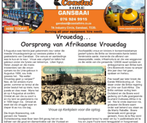 Gans-Berg Nuus - 15 August 2025