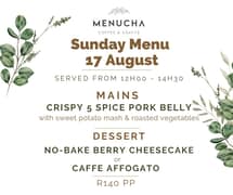 17 August 2025: Sunday Lunch