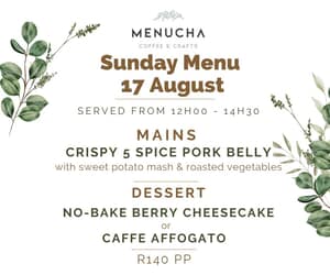 17 August 2025: Sunday Lunch