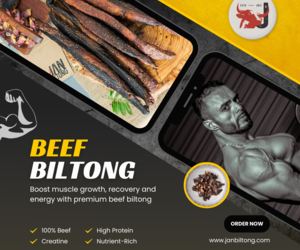 High-Protein Biltong for Muscle Recovery