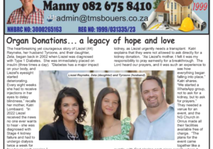 Gans-Berg Nuus / News - 22 Augustus 2025 Edition