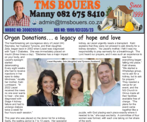 Gans-Berg Nuus / News - 22 Augustus 2025 Edition