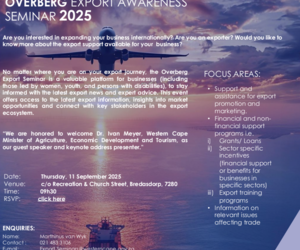 OVERBERG EXPORT AWARENESS SEMINAR 2025