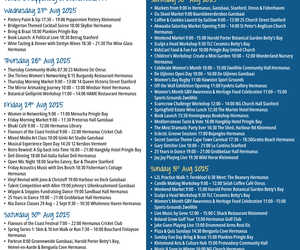 Whale Coast Weekend Events: 27 - 31 August 2025