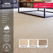 Experience Natural Luxury with 100% Wool Berber Carpet