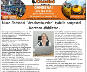Gans-Berg Nuus / News - 29 August 2025 Edition