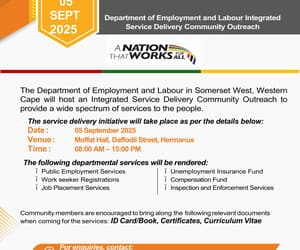 Employment & Labour hosts Community Outreach on Friday
