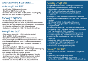 Overstrand Tourism Diary: 3 – 7 September 2025