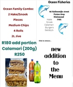 Starting Wednesday - Ocean Family Combo!
