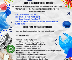 Gansbaai Big Cleanup and Recycling Plant Tour - 20 September 2025