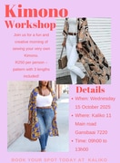 15 October 2025: Kimono Workshop