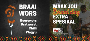 Heerlike Braaiwors en Biltong vir Braaidag!