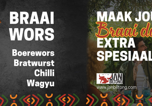 Heerlike Braaiwors en Biltong vir Braaidag!