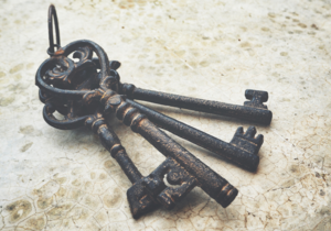 A Key on a Dirt Road