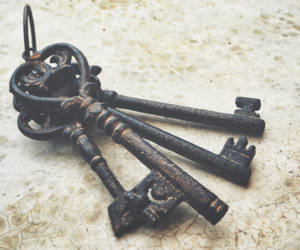 A Key on a Dirt Road