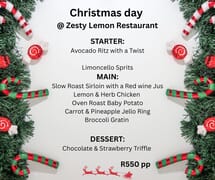 Christmas Day at The Zesty Lemon!