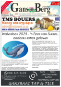 Gans-Berg News | 10 October 2025