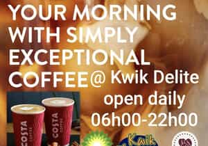 Start Your Day with the Best Costa Coffee in Bredasdorp