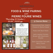 Food and Wine Pairing with Pierre Fourie Wines