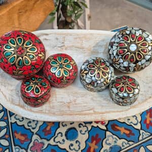 Indian style jewelery boxes, different sizes
