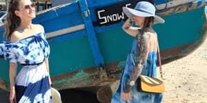 New blue dress arrivals at Koekeloer