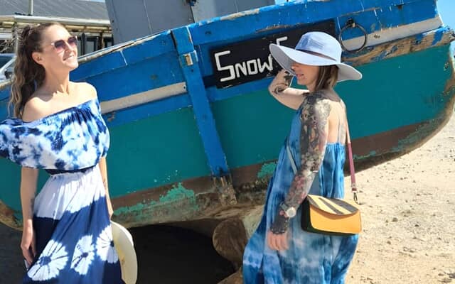 New blue dress arrivals at Koekeloer