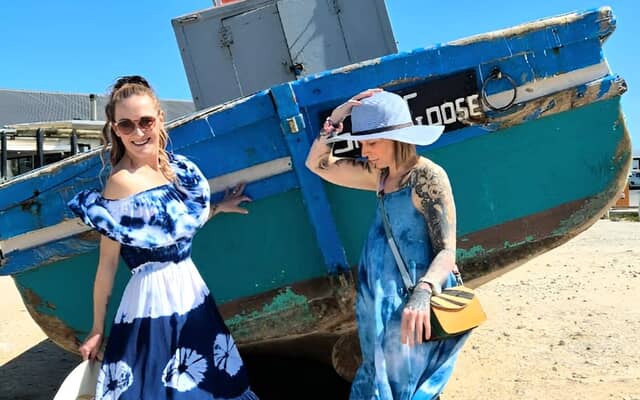 New blue dress arrivals at Koekeloer