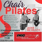 Chair Pilates at PROactive Fitness - Starting November!