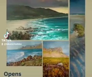 Bergs, Beaches and Blooms - Exhibition by Marianne McKay