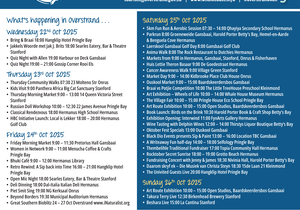 Overstrand Tourism Diary: 22 - 26 October 2025