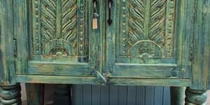 unique wooden cabinet at koekeloer