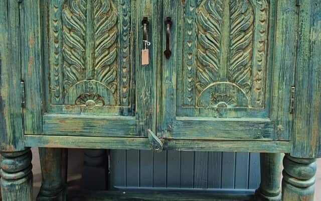 unique wooden cabinet at koekeloer