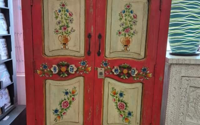 unique wooden cabinet at koekeloer