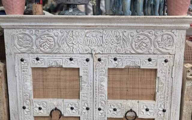 unique wooden cabinet at koekeloer