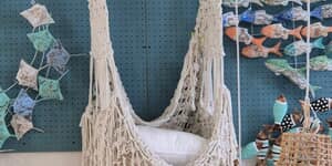 Macramé Hanging Chairs at Koekeloer